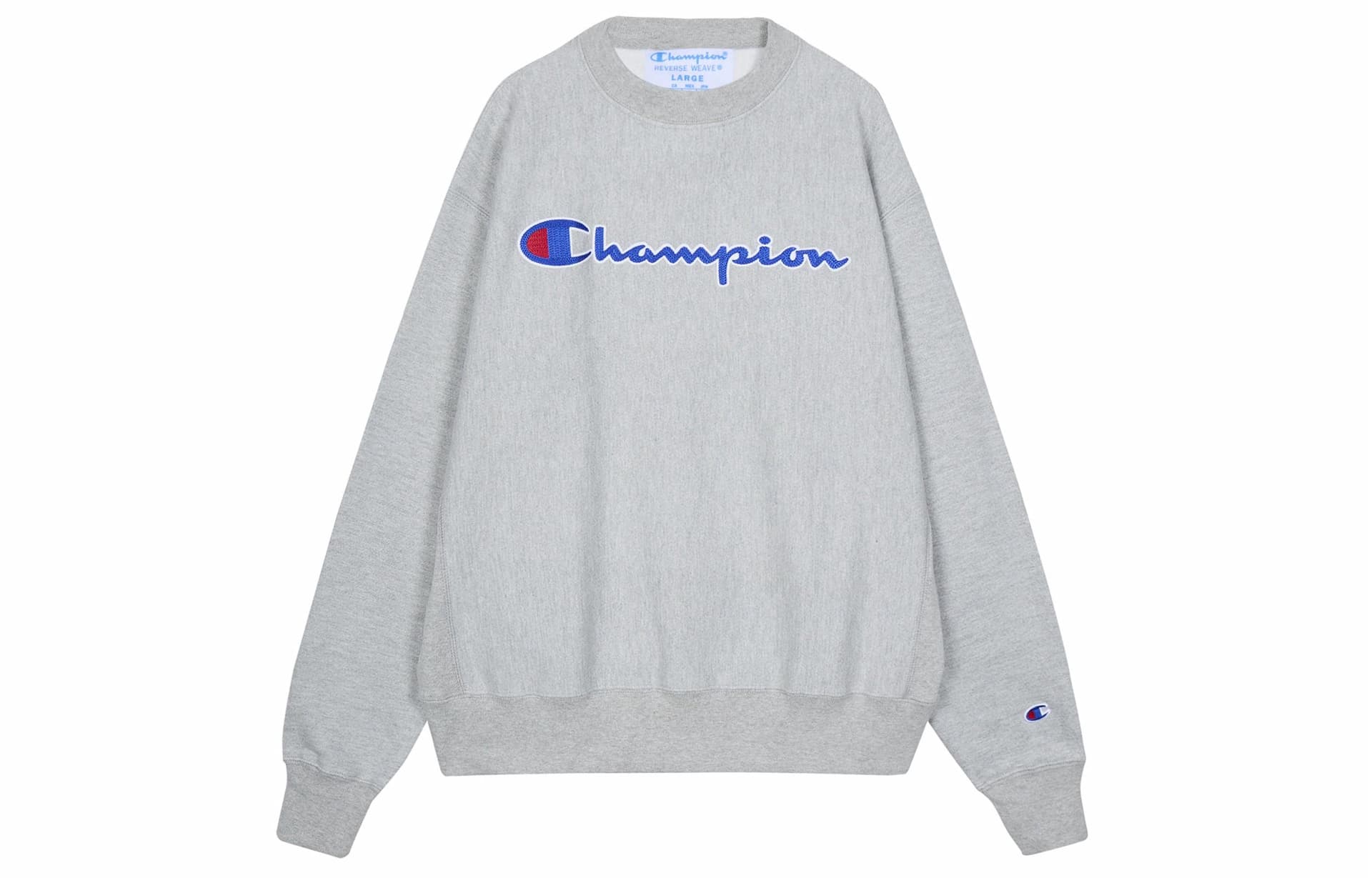 Champion Crewneck Sweatshirt Light Grey