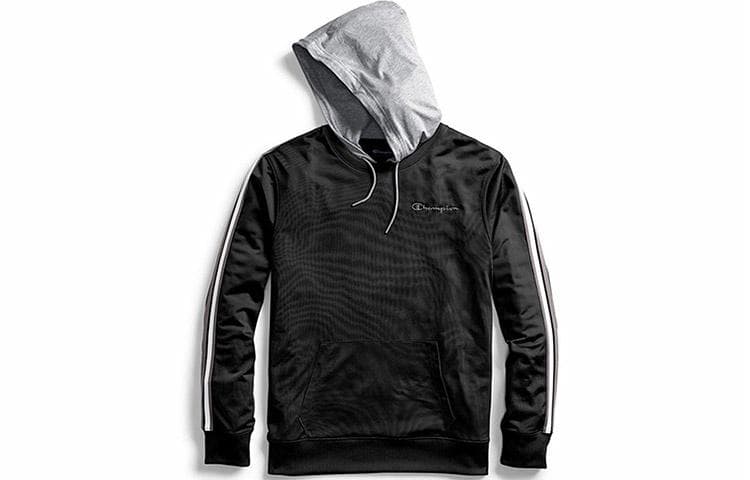 Champion Retro Striped Sweatshirt Black