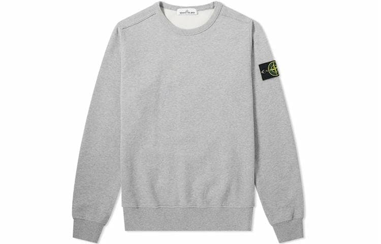 Stone Island Garment Dyed Crewneck Sweatshirt Grey