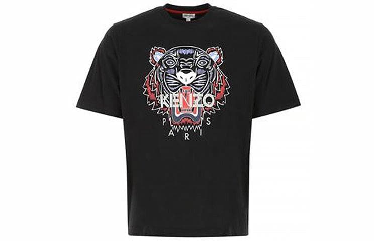 KENZO Tiger Print T-Shirt Black