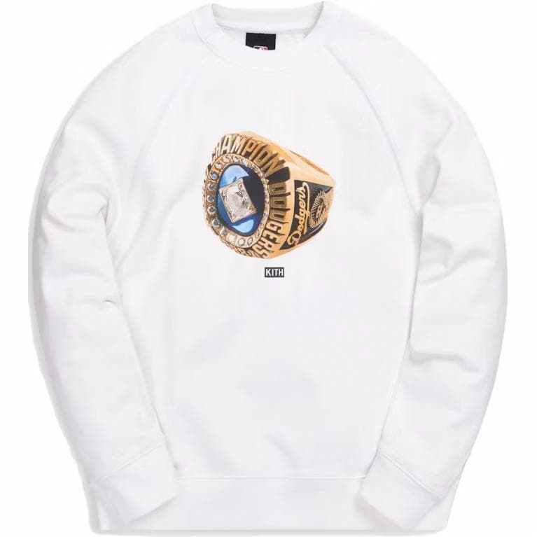 KITH x MLB Los Angeles Dodgers Sweatshirt White