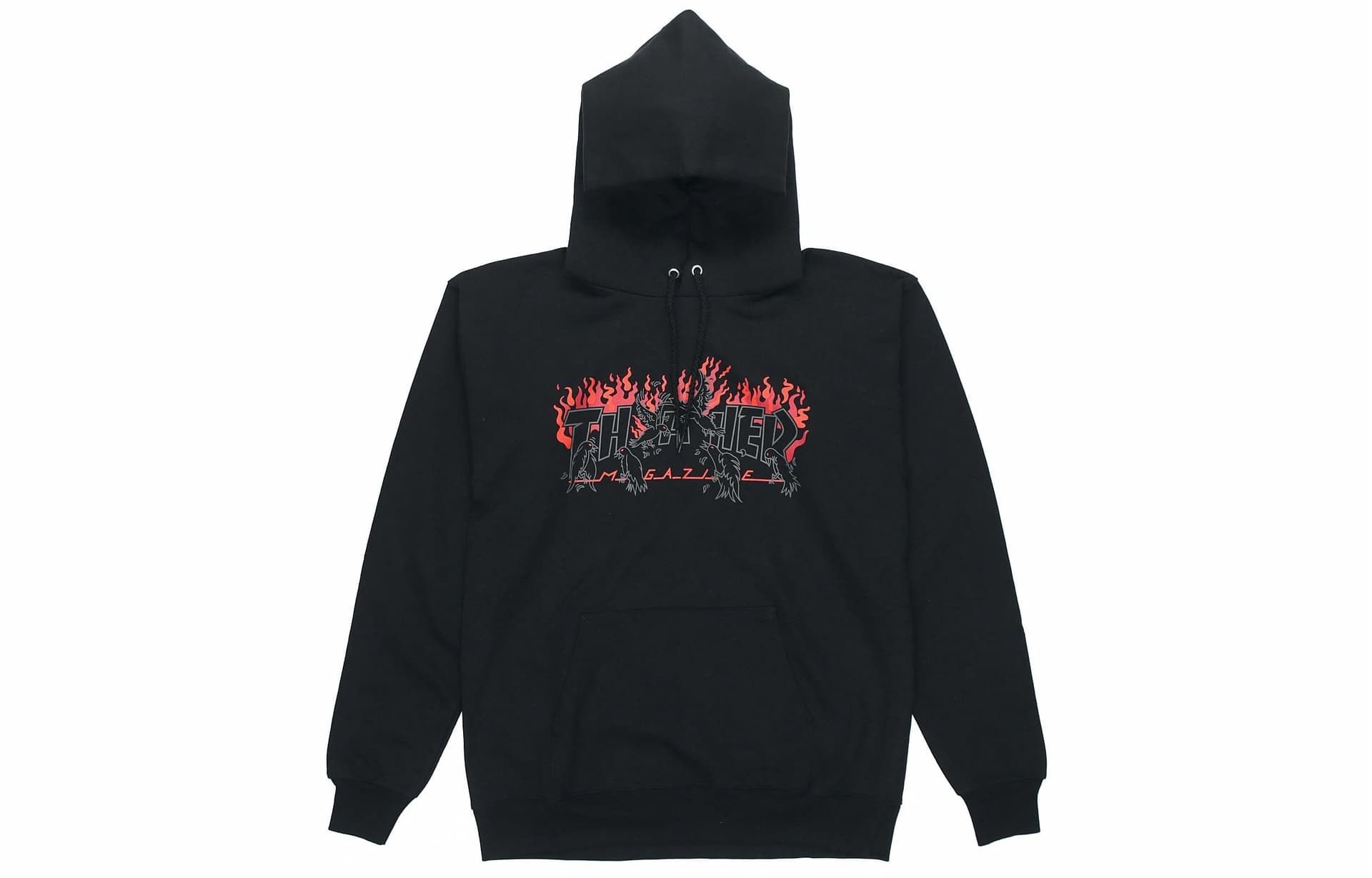 Thrasher Crows Flame Hoodie