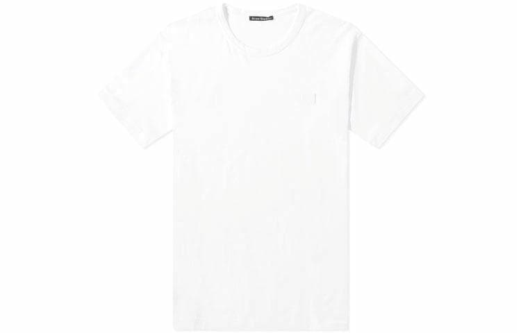 Acne Studios Face Patch T-Shirt White