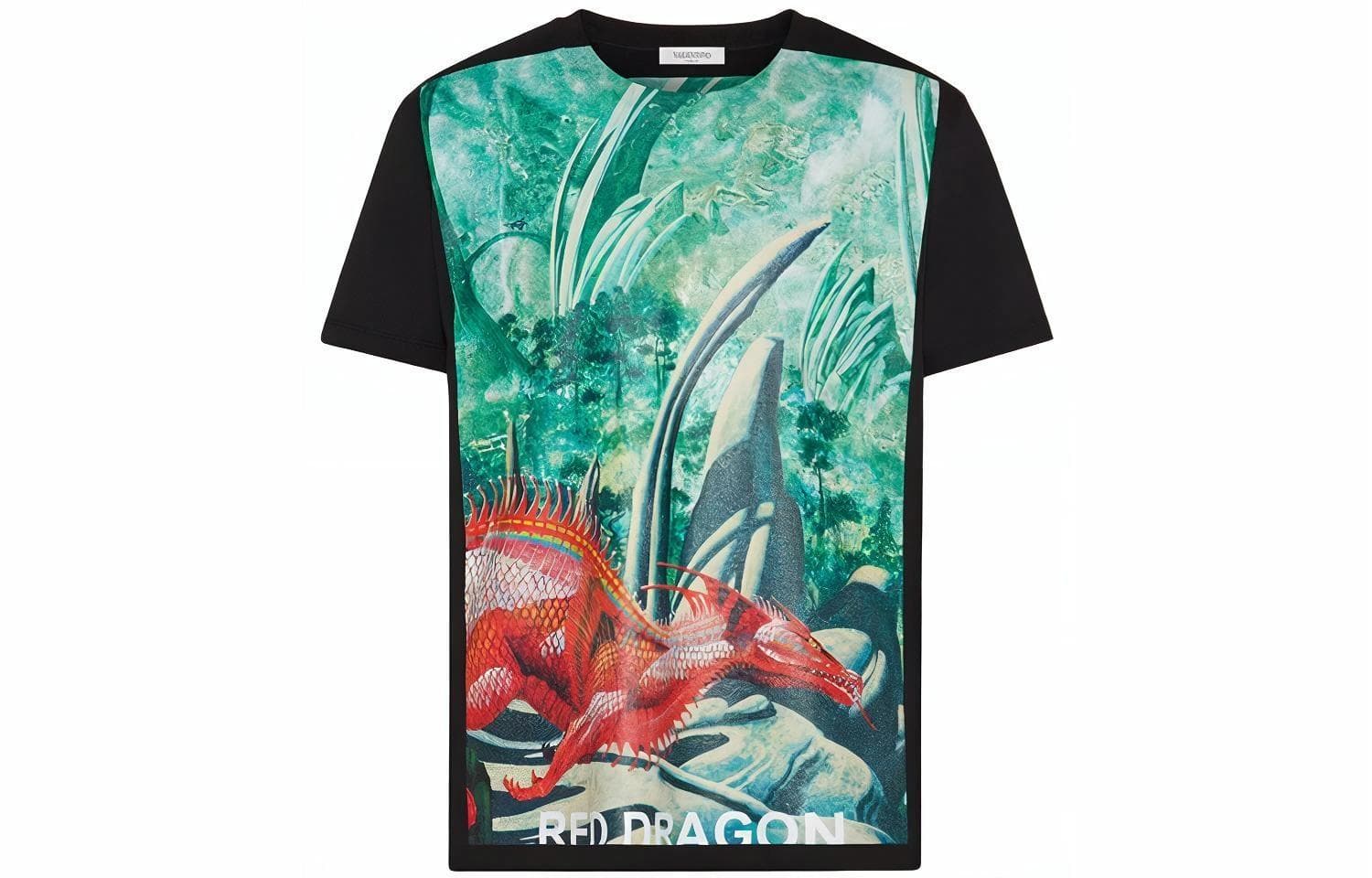 Valentino/华伦天奴 Valentino Dinosaur Print T-Shirt