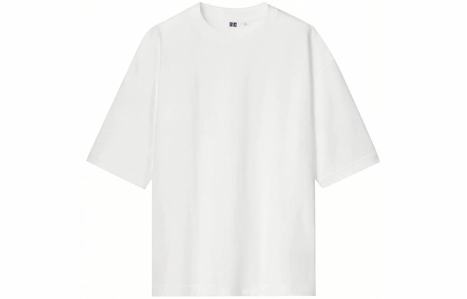UNIQLO/优衣库 UNIQLO Loose Fit Crew Neck T-Shirt White