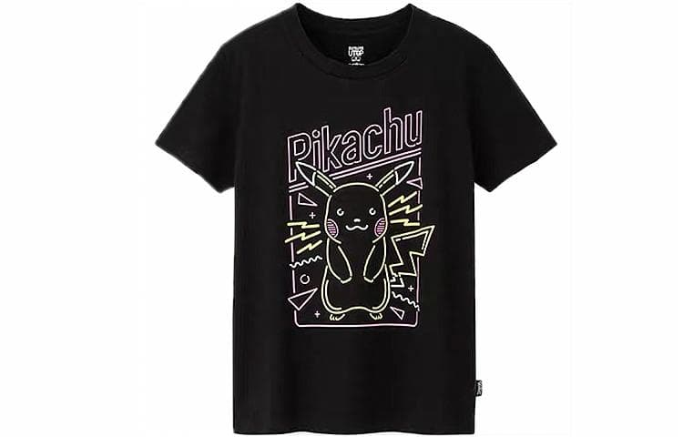UNIQLO/优衣库 UNIQLO x Pokemon Pikachu T-Shirt Black
