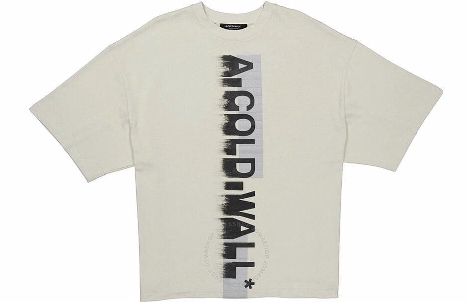 A-COLD-WALL* Logo Print T-Shirt Bone White