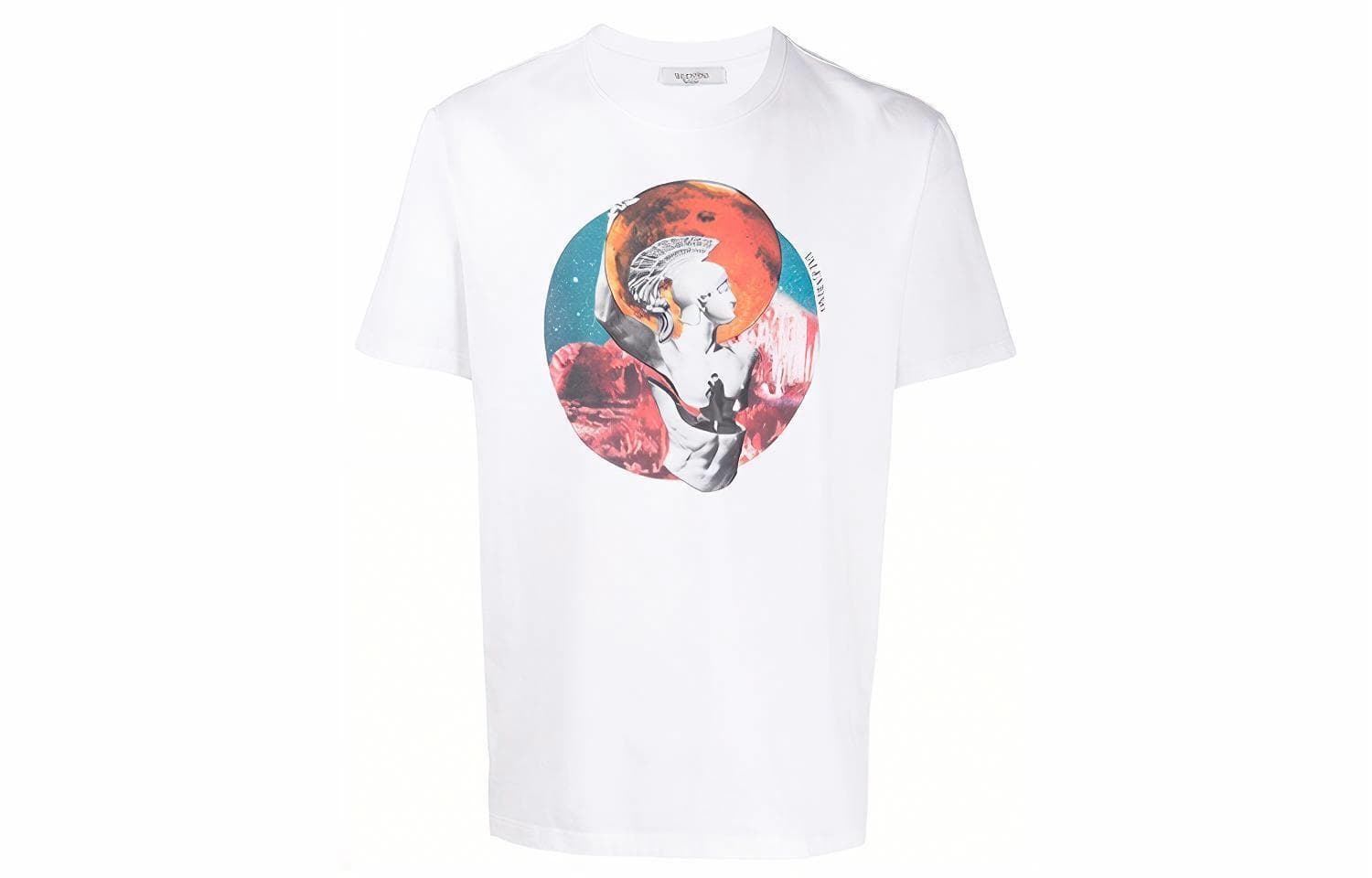 Valentino/华伦天奴 Valentino Mars Roman T-Shirt White