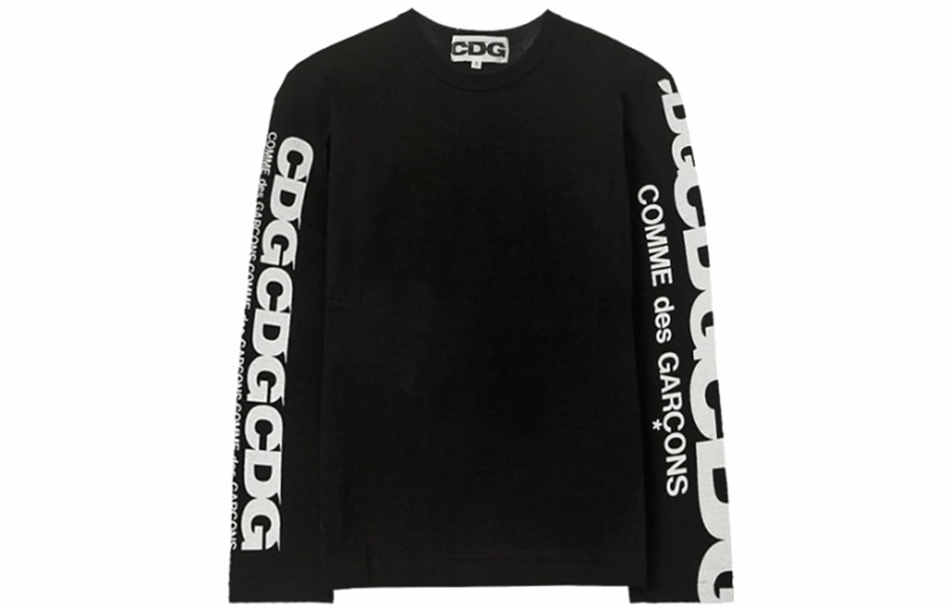 CDG Logo Long Sleeve T-Shirt Black