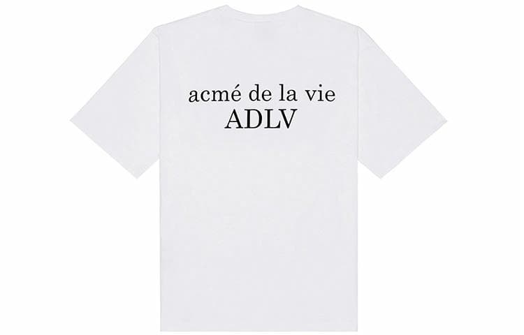 acme de la vie ADLV Basic Short Sleeve T-shirt White