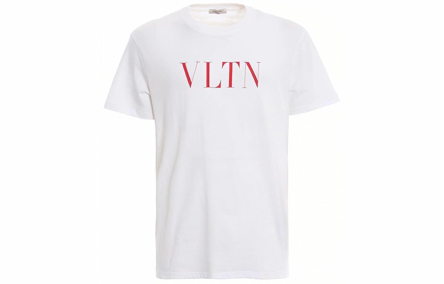 Valentino/华伦天奴 Valentino Letter Print T-Shirt White