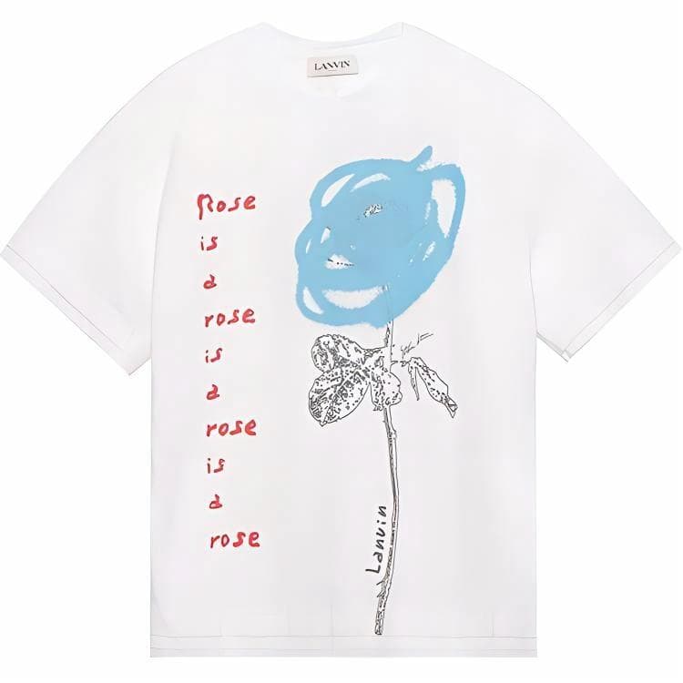 Lanvin/浪凡 Lanvin Poeme Rose Print Tee