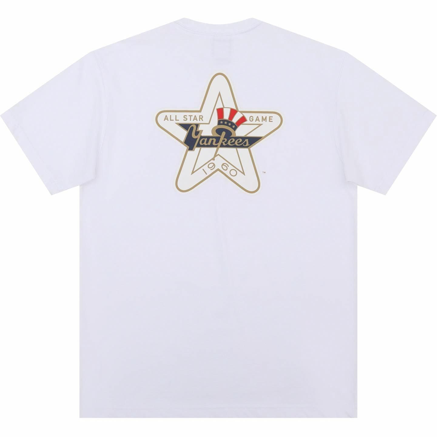 New Era MLB Yankees Logo T-Shirt White