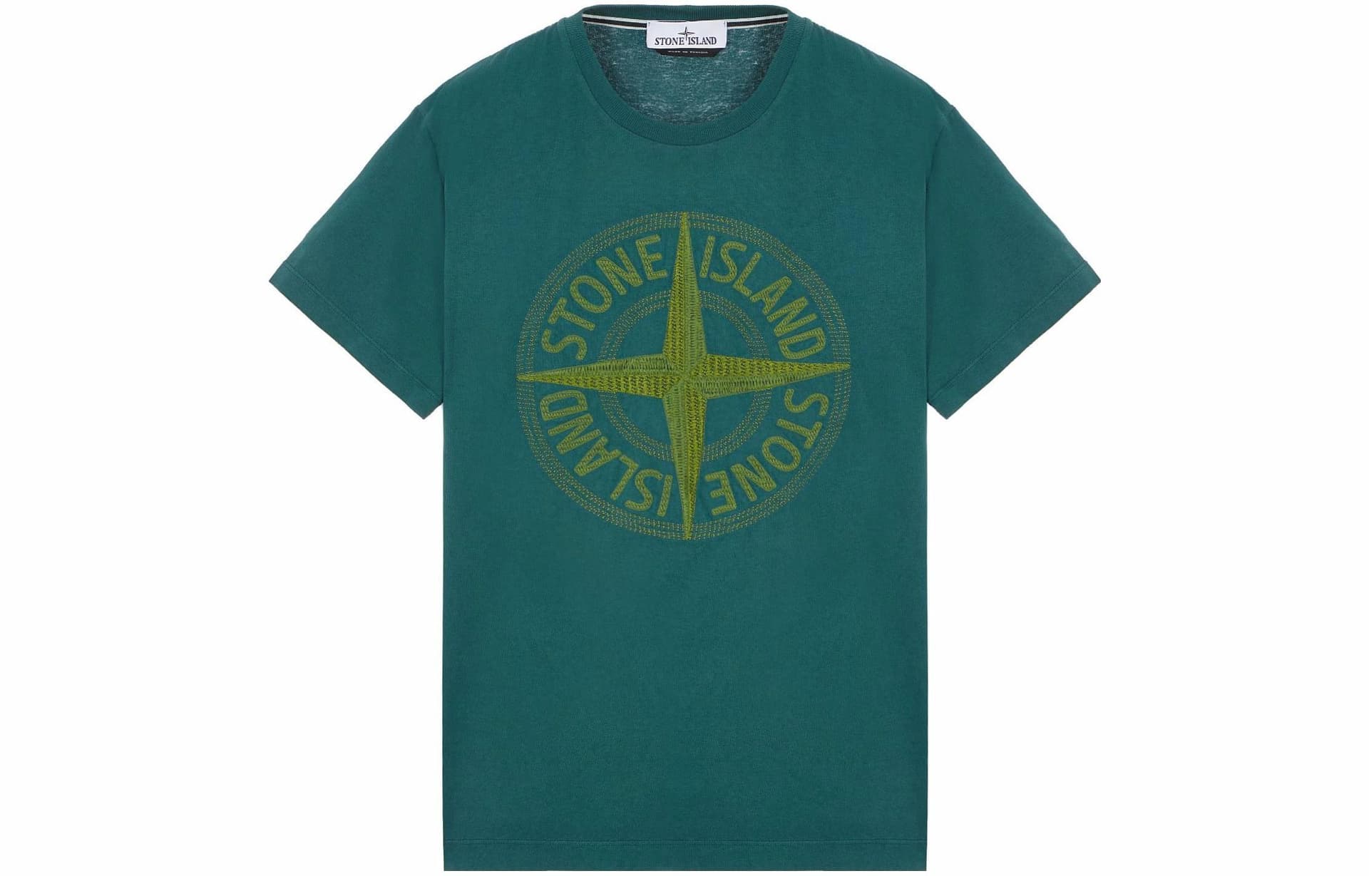 Stone Island SS23 Logo Print T-Shirt Green