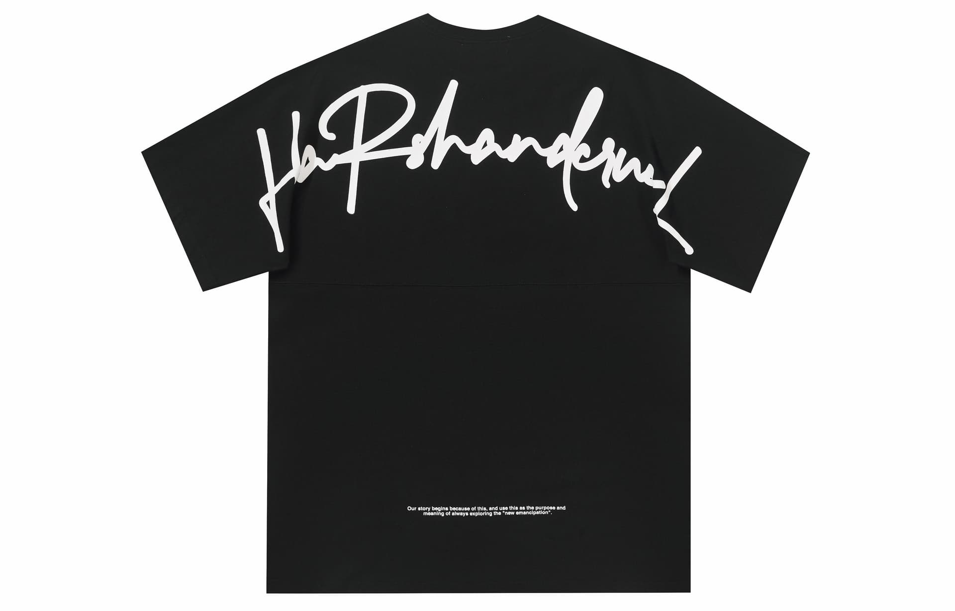HARSH AND CRUEL Logo Handwritten Loose T-Shirt