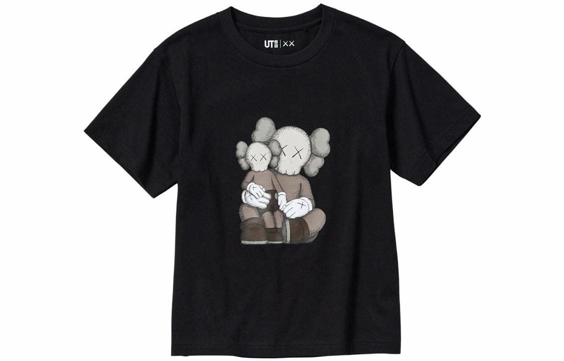 UNIQLO/优衣库 UNIQLO x KAWS SS23 Black T-Shirt