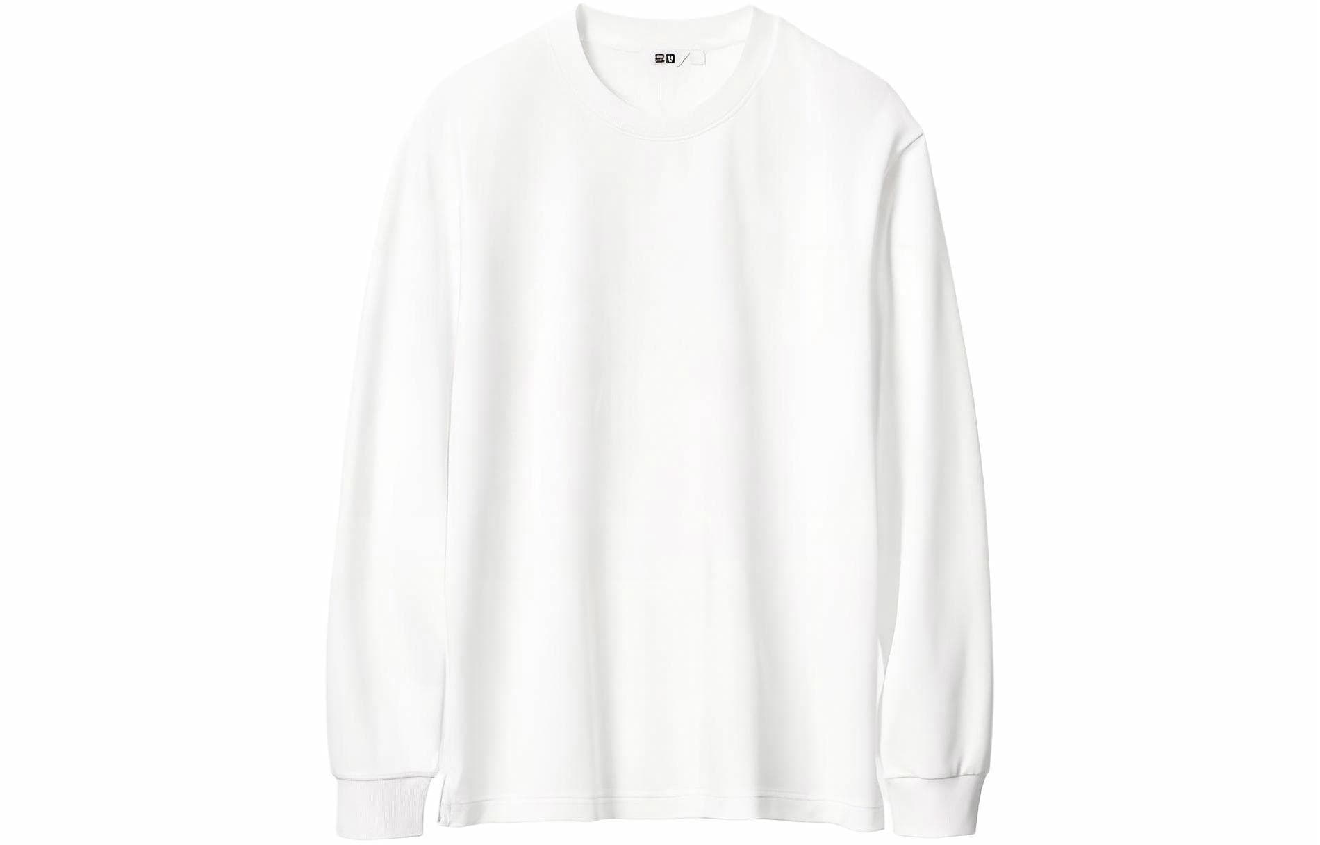 UNIQLO/优衣库 UNIQLO U Series White Long Sleeve T-Shirt
