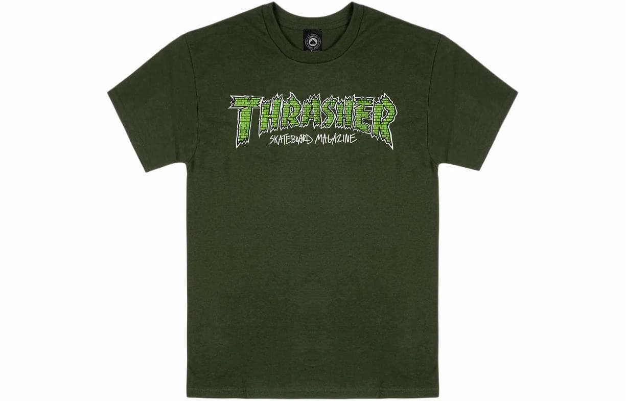 Thrasher Forest Green Tee