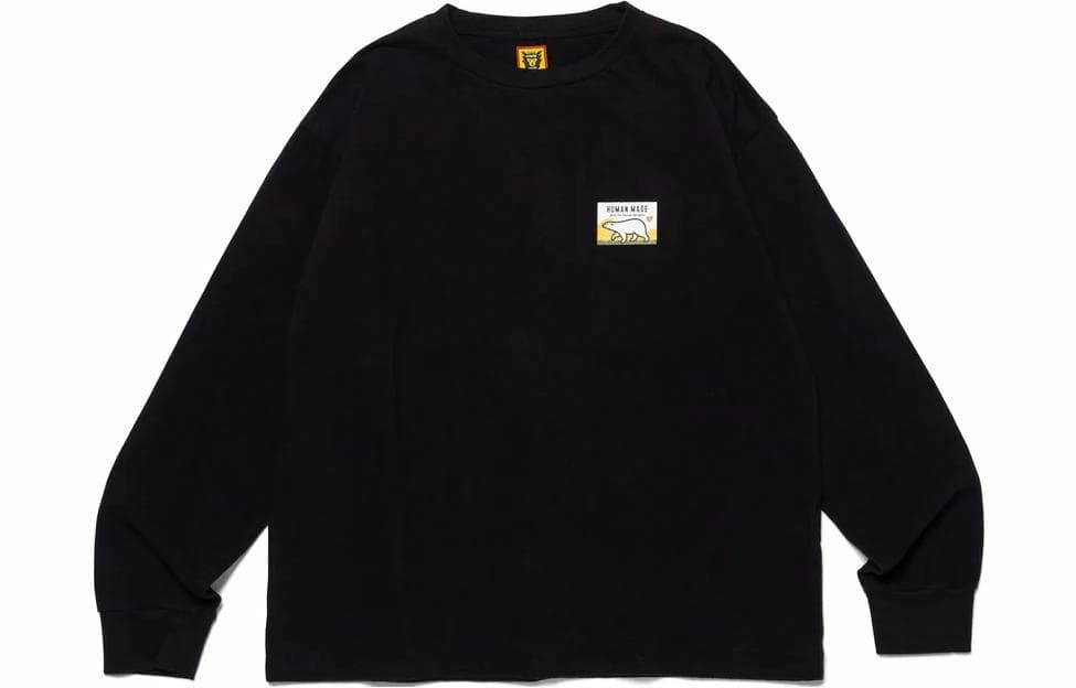 HUMAN MADE FW23 WOOL BLENDED LS T-SHIRT logoT