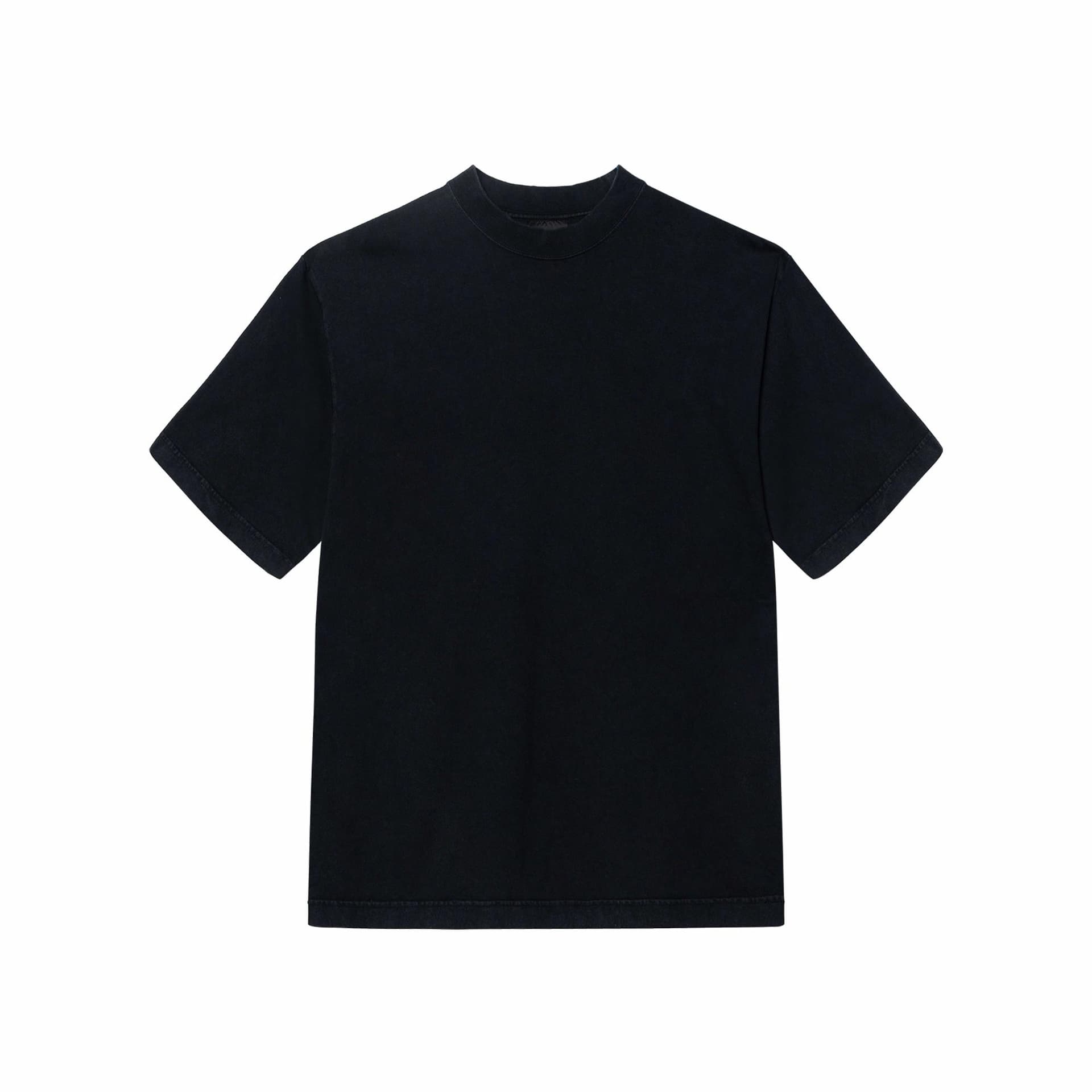 Balenciaga Hand-Drawn T-Shirt Black Faded