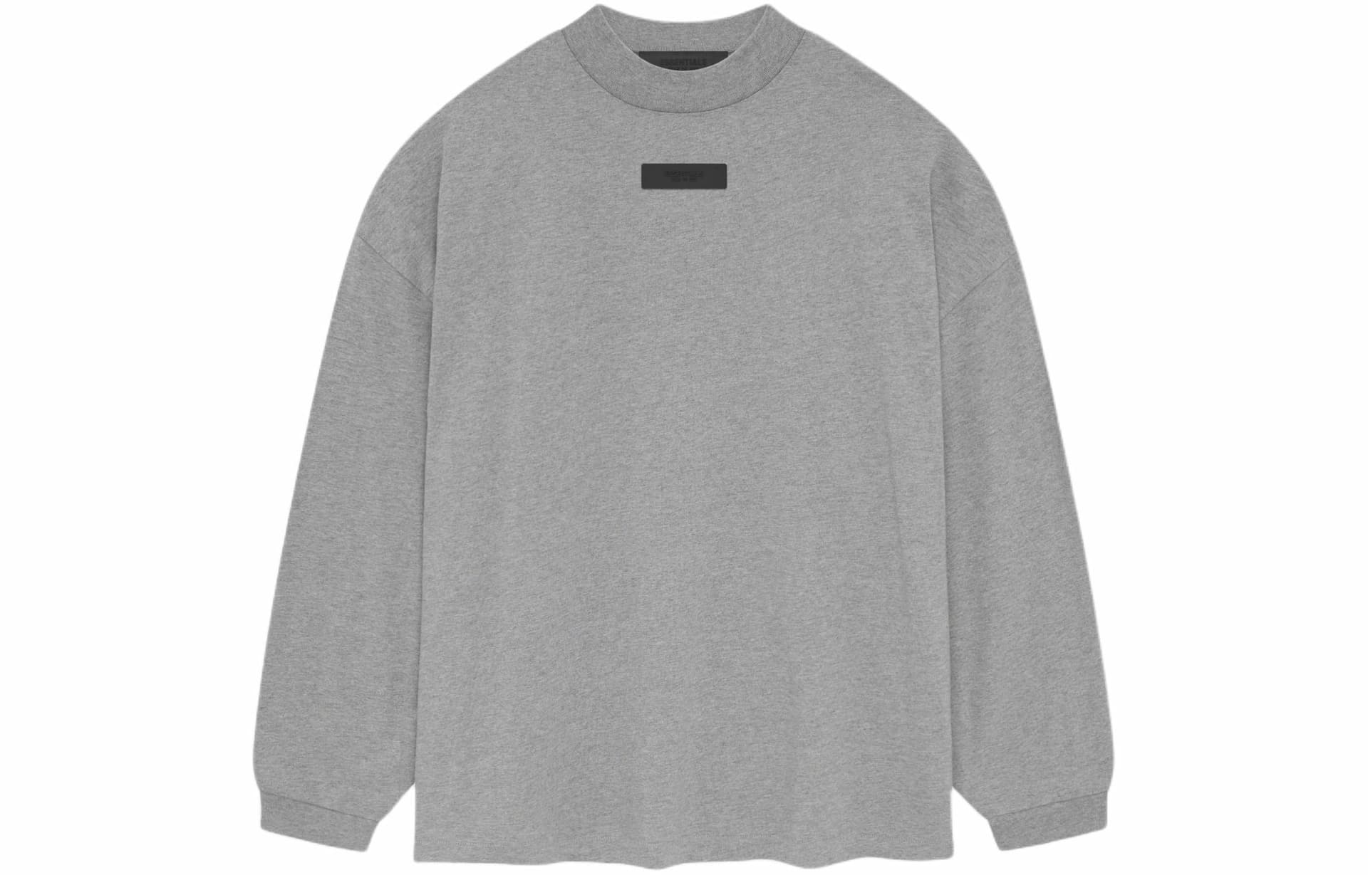 Fear of God Essentials SS24 LS Tee Dark Heather Oatmeal