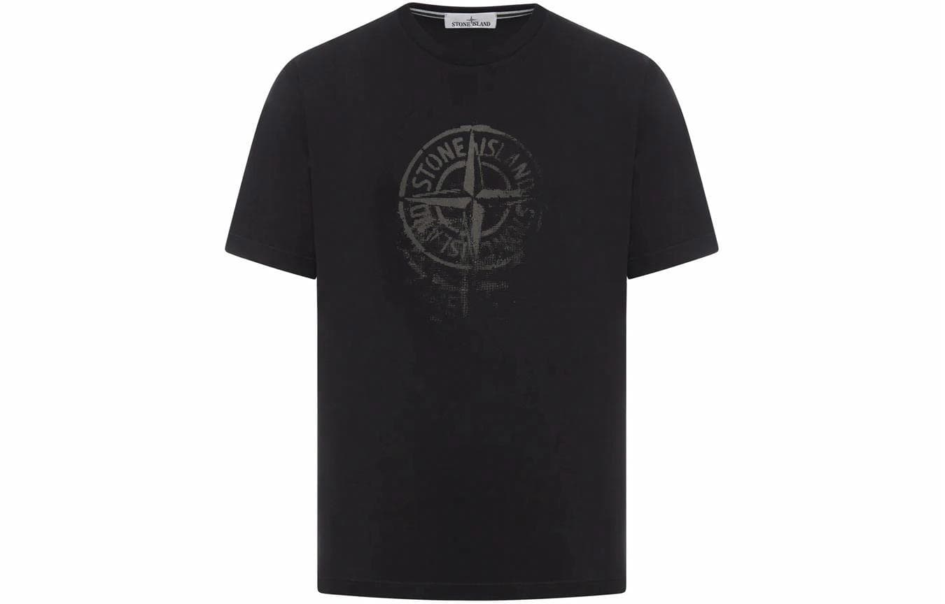 Stone Island Compass Logo T-Shirt Black