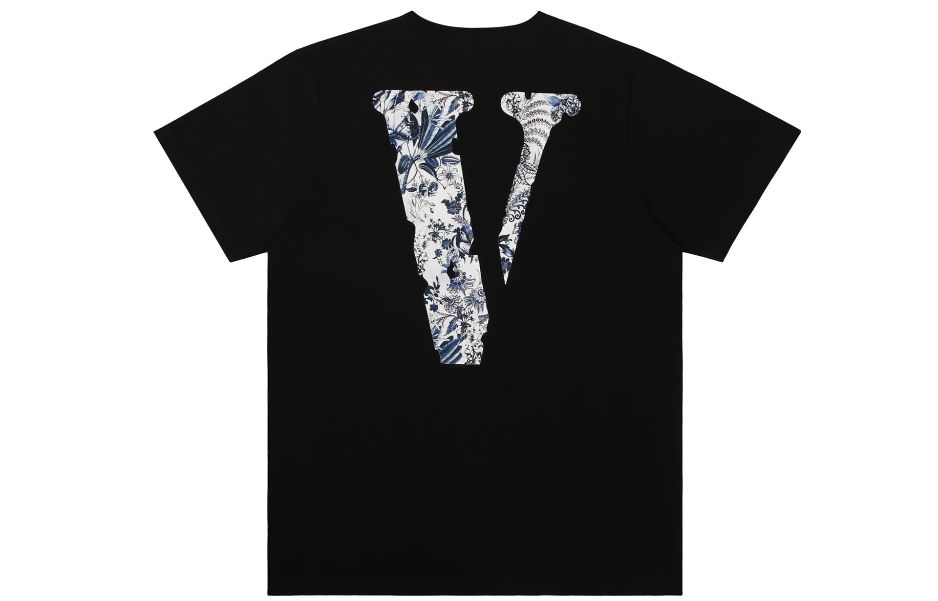 VLONE FRIENDS Logo T-Shirt Black Blue