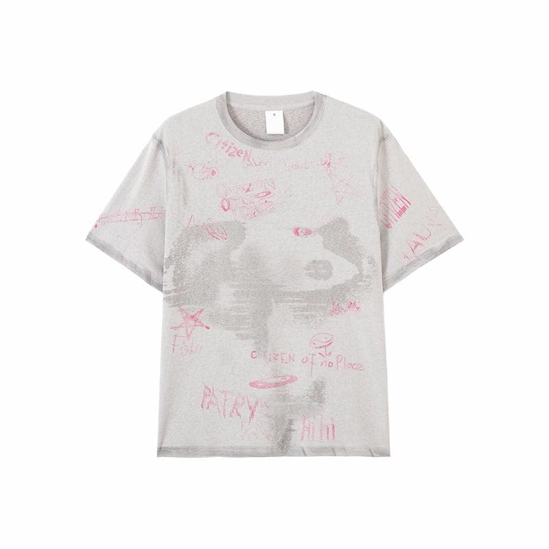CONP 24SS Pink Chaos T