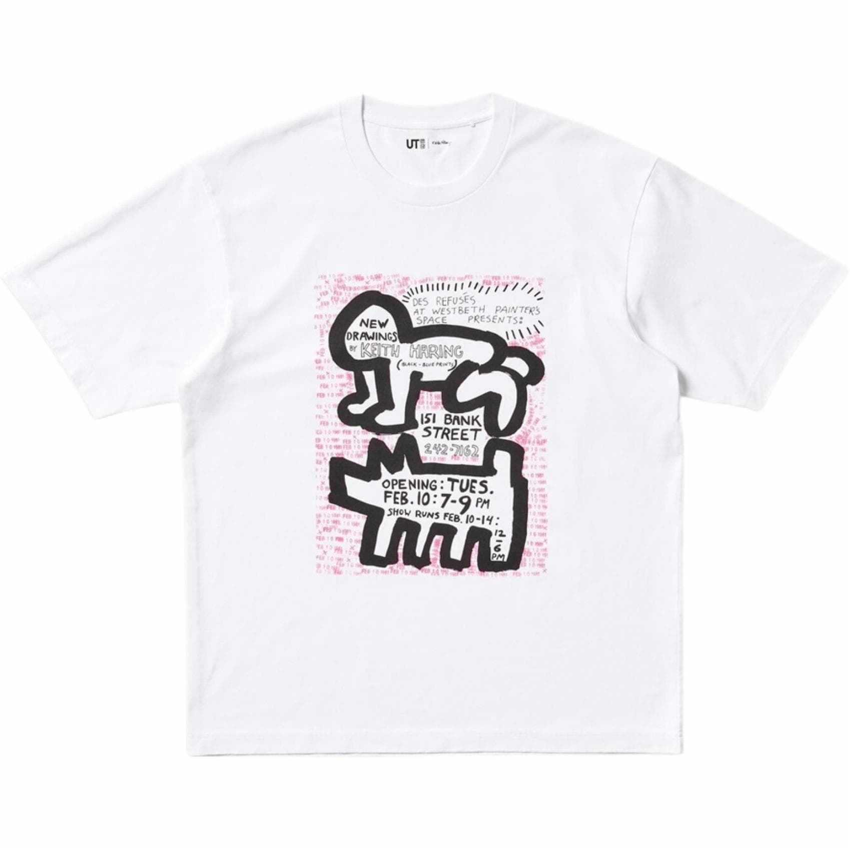 UNIQLO/优衣库 UNIQLO x Keith Haring SS25 Abstract Cartoon Tee White