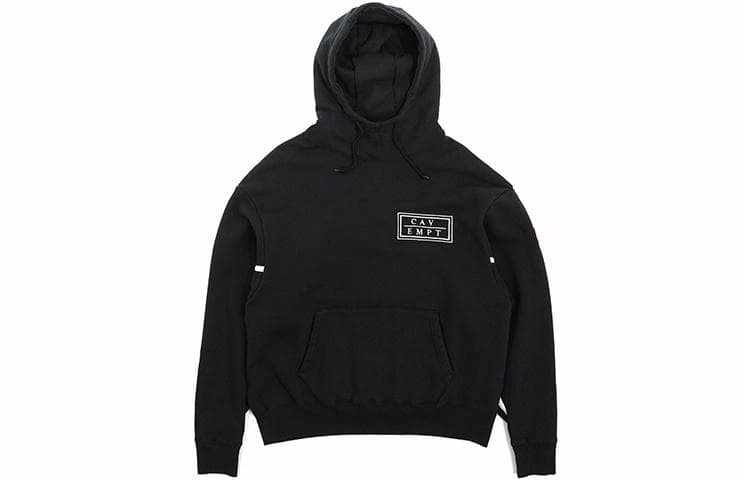 Cav Empt Logo Hoodie Black