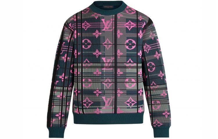 LOUIS VUITTON/路易威登 Louis Vuitton Pullover Sweatshirt Men's Dark Green