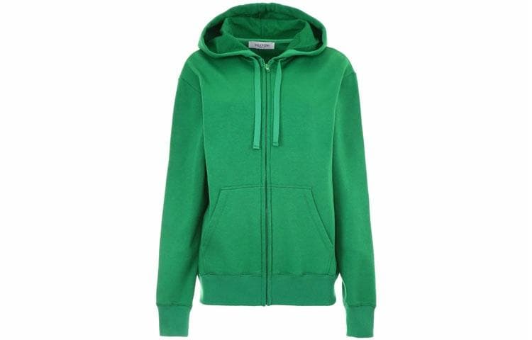 Valentino/华伦天奴 Valentino Logo Hoodie Green