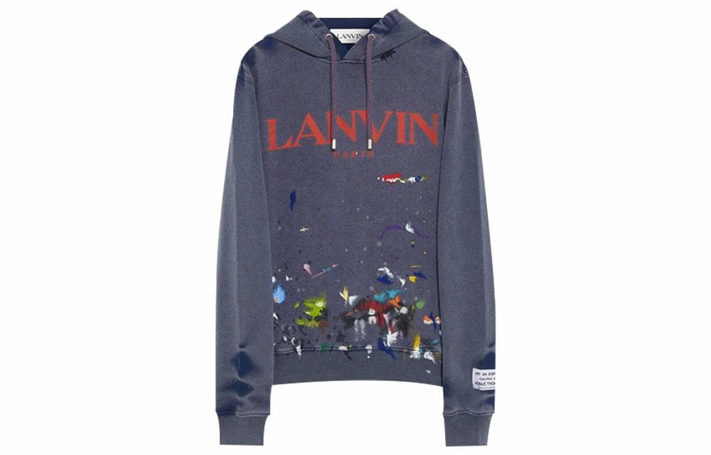 Lanvin/浪凡 Lanvin x Gallery Dept. Blue Hoodie