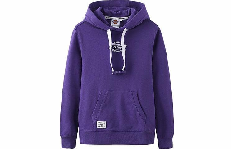 Dickies Logo Print Long Sleeve Sweatshirt Purple