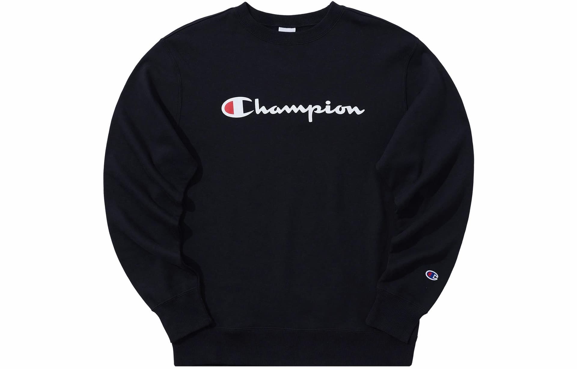 Champion Classic Logo Crewneck Sweatshirt Black