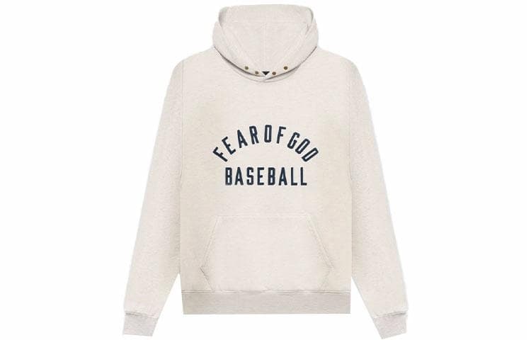 Fear of God Baseball Hoodie Cream Heather