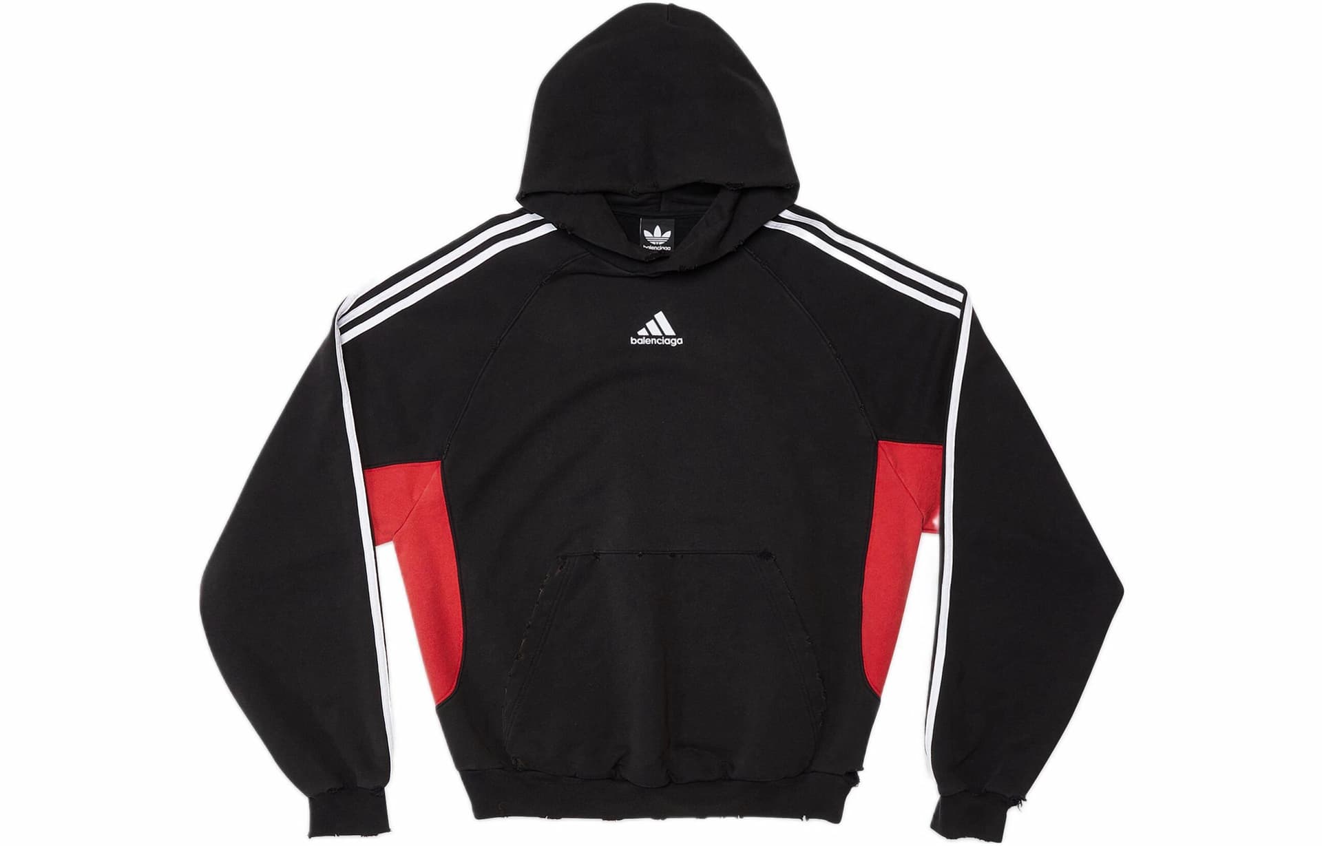 Balenciaga x adidas Logo Hoodie Black