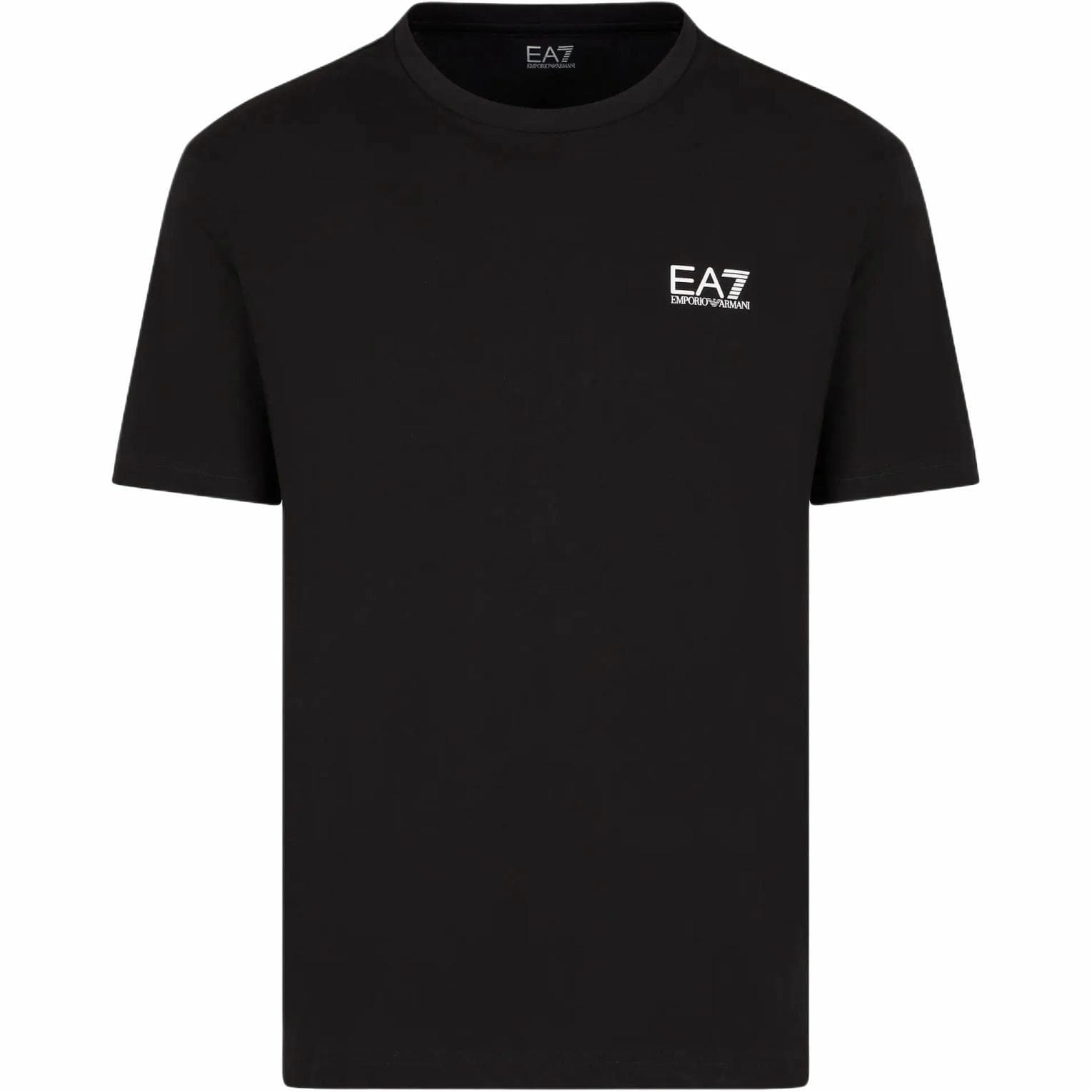 EMPORIO ARMANI/阿玛尼 Emporio Armani EA7 SS24 Colorblock Logo T-Shirt Black