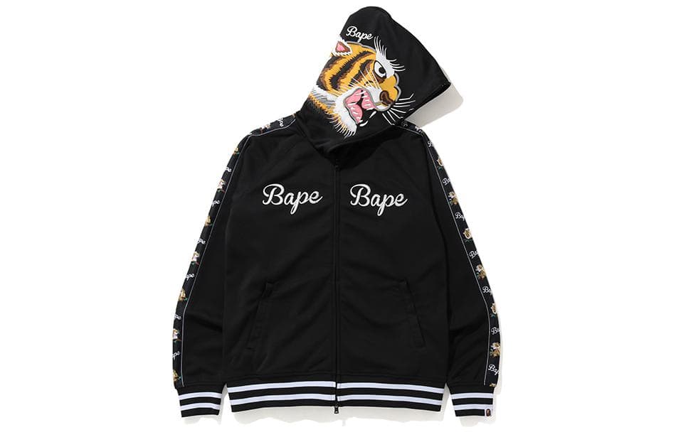 A BATHING APE BAPE Tiger Print Hoodie