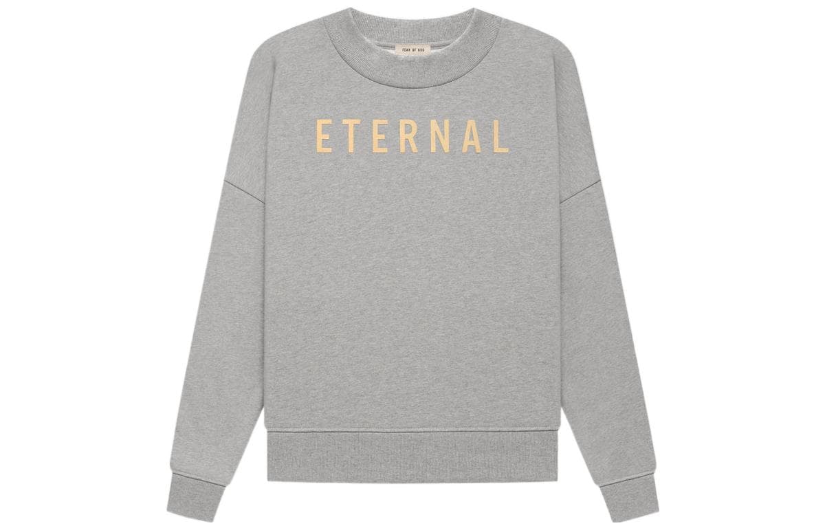 Fear of God FW22 ETERNAL Fleece Crewneck Warm Heather Grey