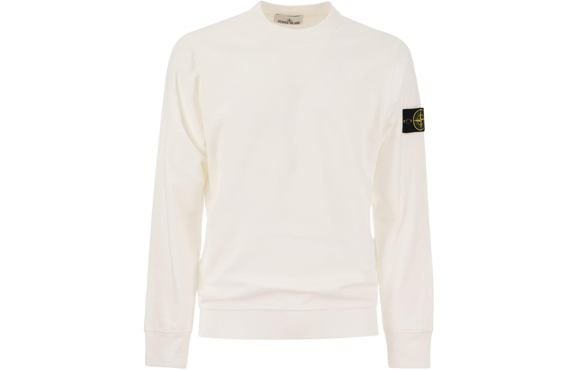 Stone Island SS24 White Sweatshirt