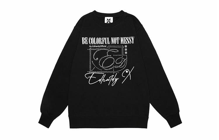 ED HARDY X Ed Hardy Pegasus Logo Crewneck Black