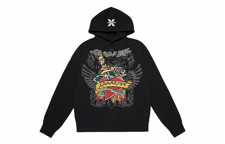 ED HARDY X Ed Hardy Heart Dagger Hoodie