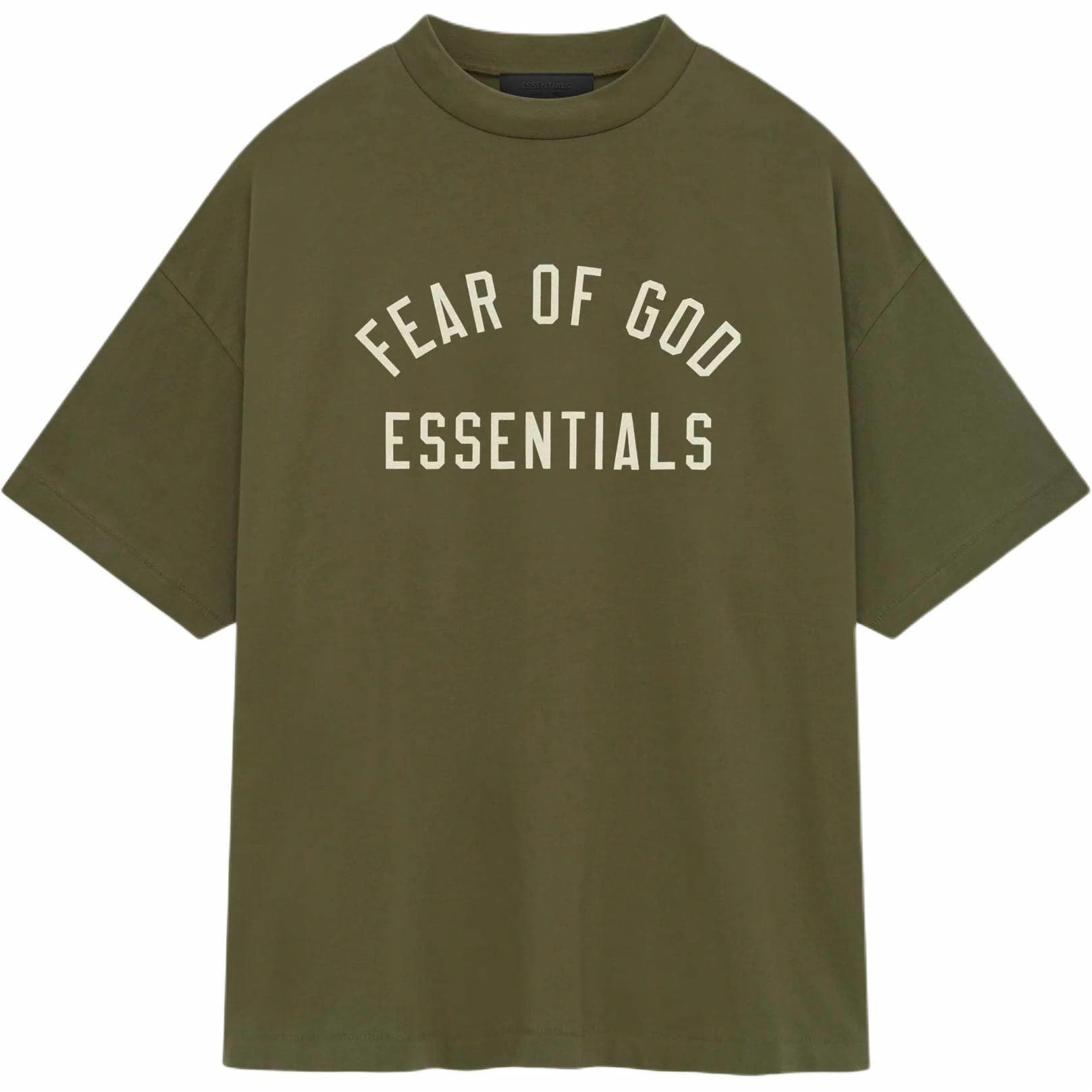 Fear of God Essentials Jersey Crewneck Tee Military