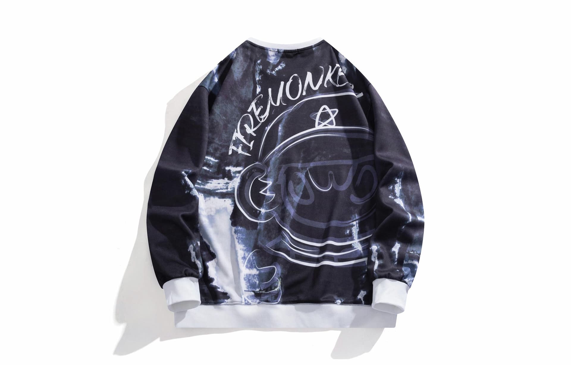 火猴/FireMonkey FireMonkey Hand-Painted Cartoon Print Sweatshirt