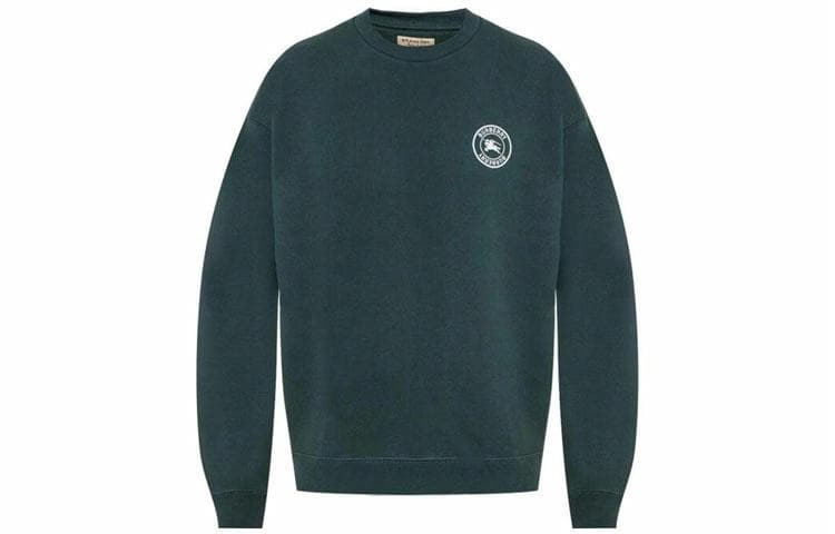 Burberry FW22 Logo Crewneck Sweatshirt Green