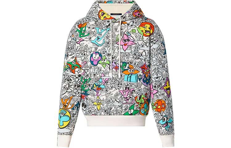 LOUIS VUITTON/路易威登 Louis Vuitton SS23 Graphic Hoodie White