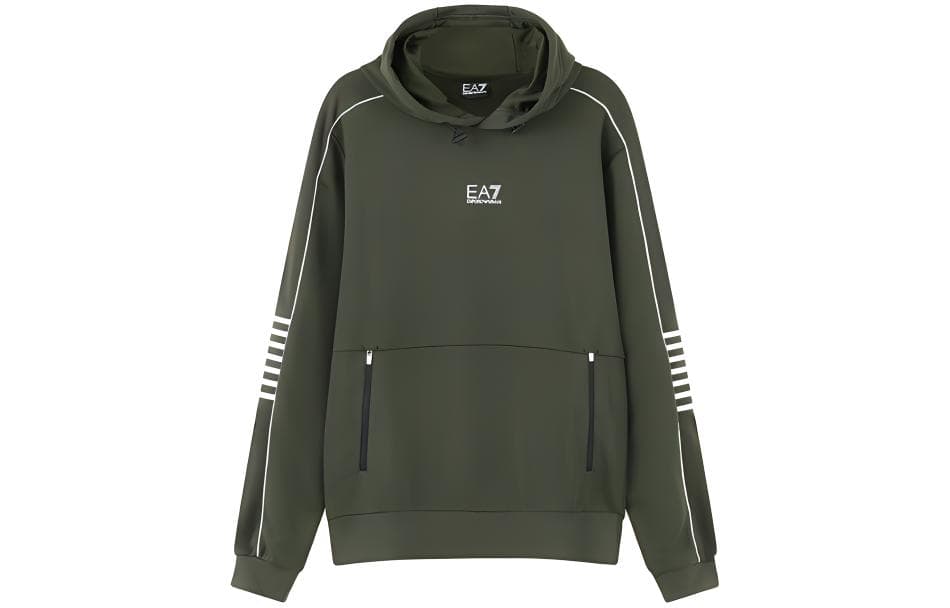 EMPORIO ARMANI/阿玛尼 Emporio Armani EA7 FW23 Hoodie Deep Green