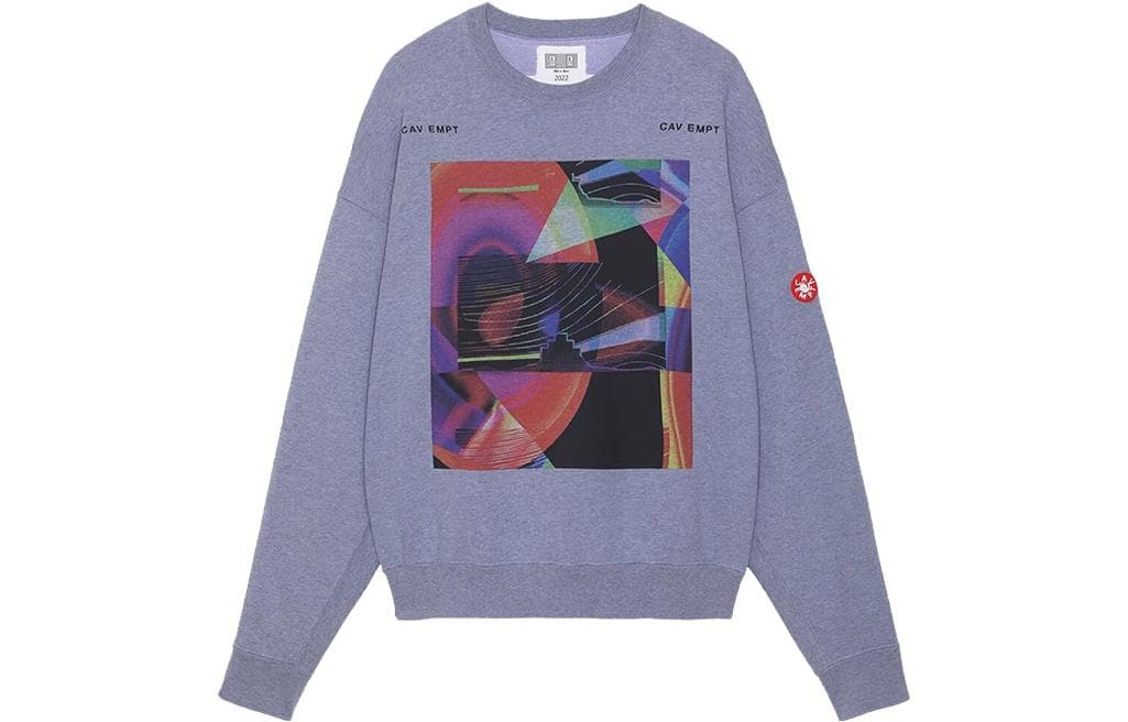 Cav Empt Logo Crewneck Sweatshirt Grey