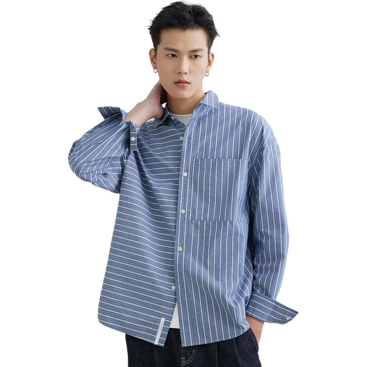A.B.X STRIPED SHIRT